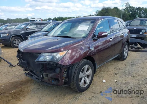 2010 Acura Mdx Technology Package from USA, damaged, VIN 2HNYD2H61AH520386